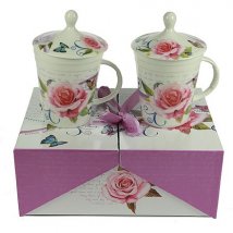 Чайный набор Чайная роза на 2 персоны