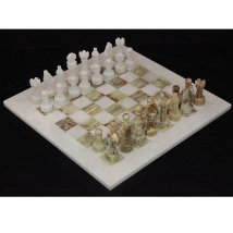  Шахматы из оникса