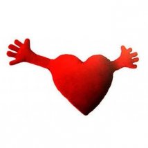 Подушка Сердце с руками