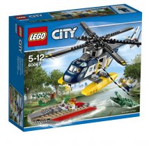   Конструктор LEGO CITY Погоня на полицейском вертолёте